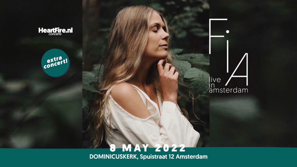 Fia in Concert 8 May 2022 Dominicuskerk Amsterdam Extra Concert HeartFire.nl